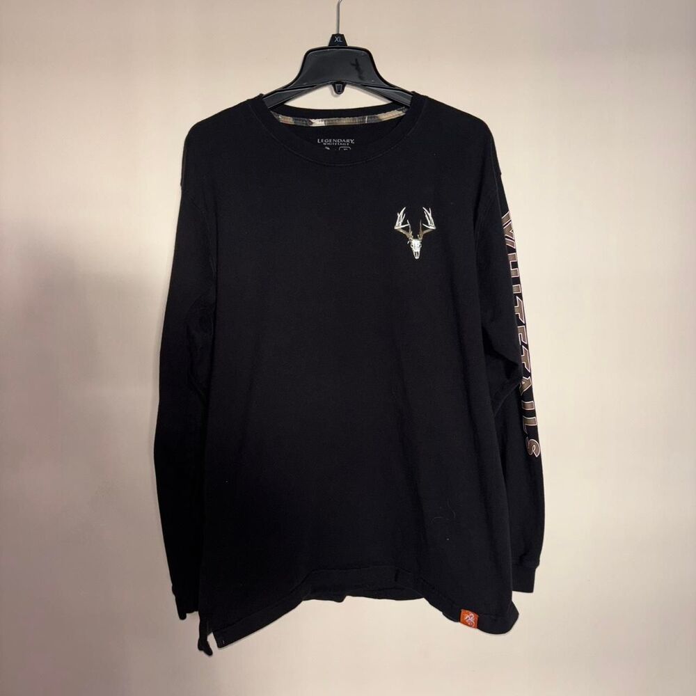 Legendary Whitetails Men's Black and Navy Shirt